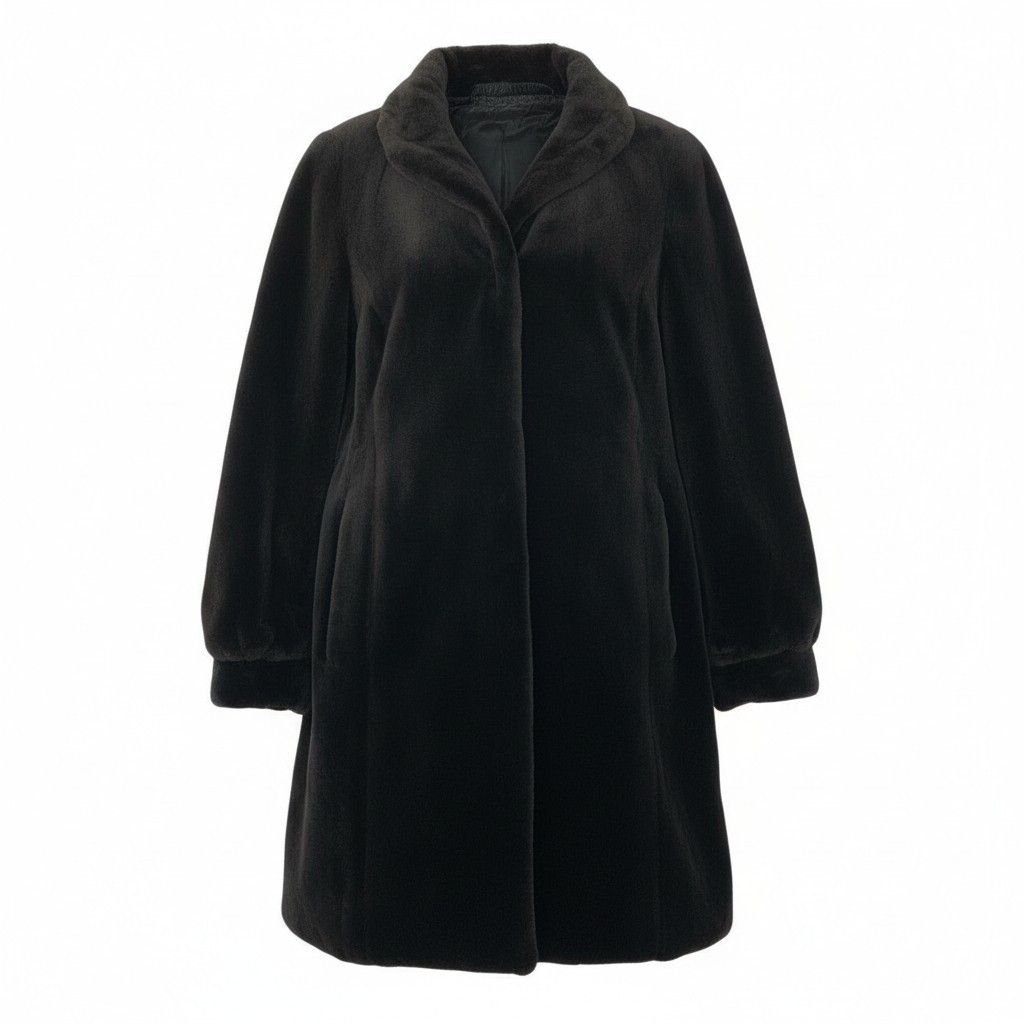 【極美品】SAGA MINK サガミンク 銀サガ シェアードプラクト ミンク 35a15 SAGA MINK サガミンク 銀サガ シェアードミンク ロングコート