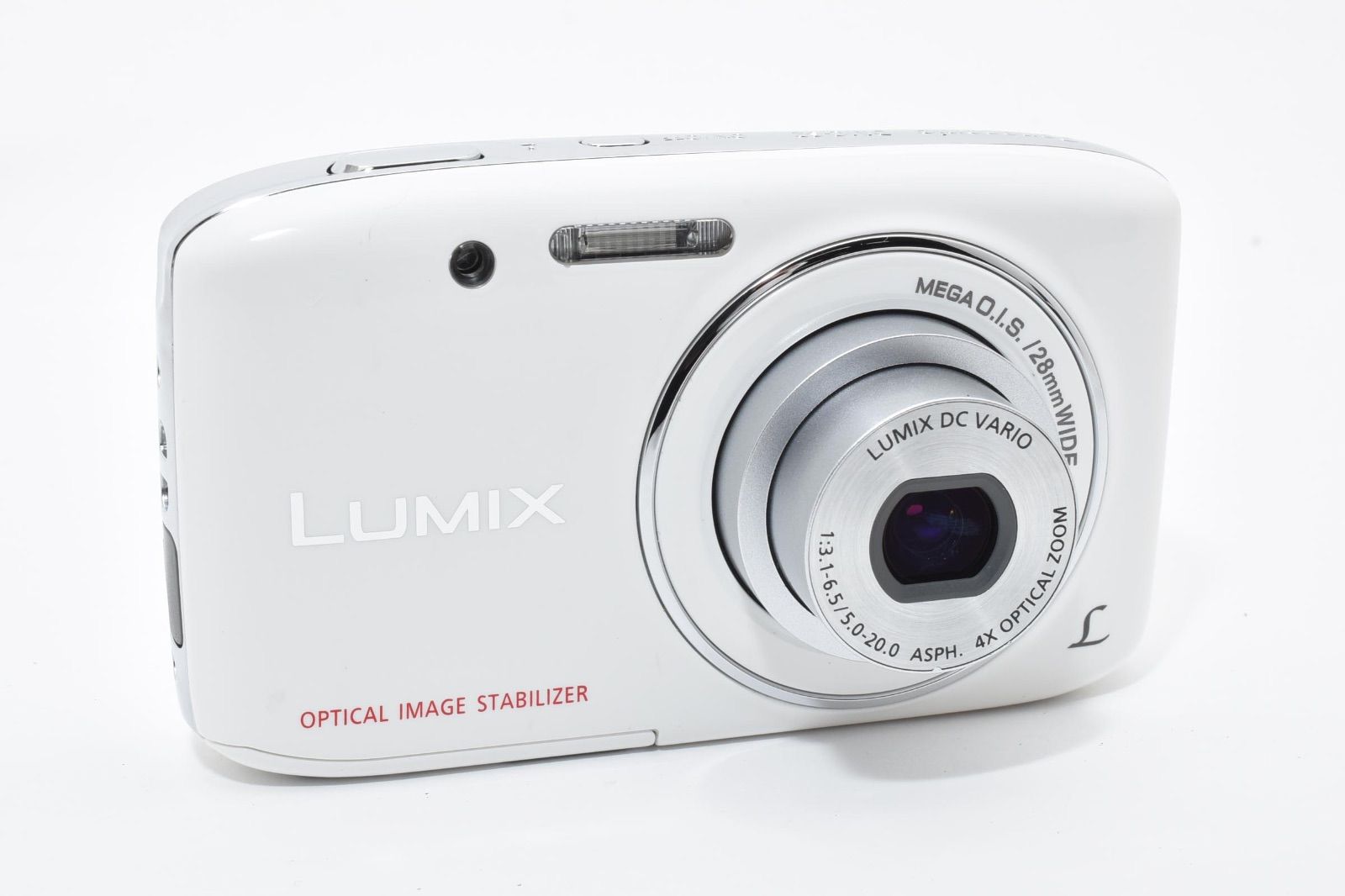 美品】パナソニック Panasonic LUMIX DMC-S2 ホワイト コンパクト