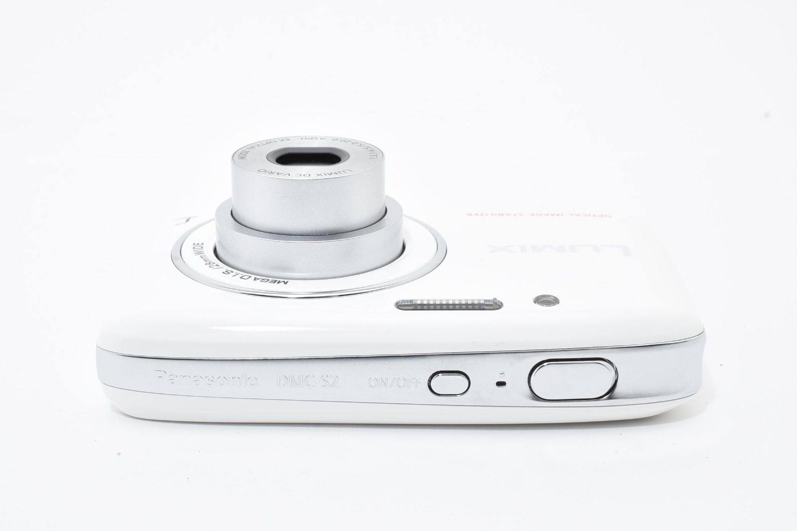 美品】パナソニック Panasonic LUMIX DMC-S2 ホワイト コンパクト