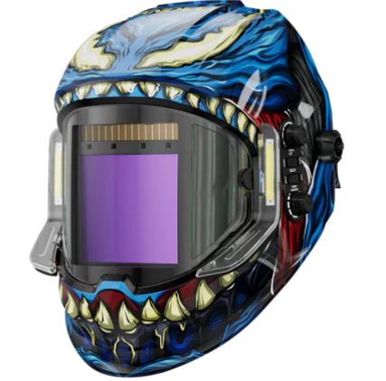 ANDELI 溶接面 LED付く自動遮光溶接面 2 LED ディープブルーLED