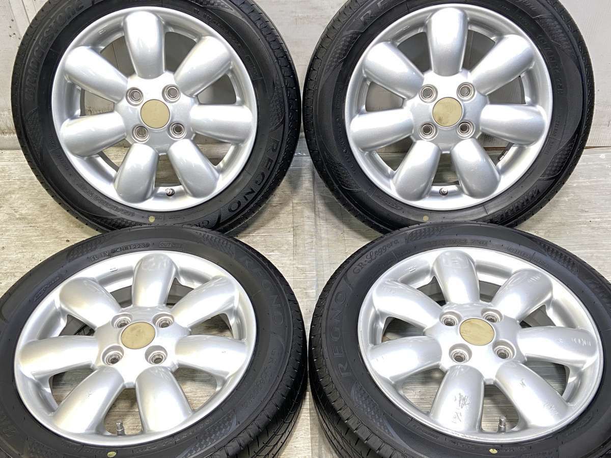 155/65R14 ブリヂストン レグノ GR-Leggera スズキ純正 14x4.5 45 100 