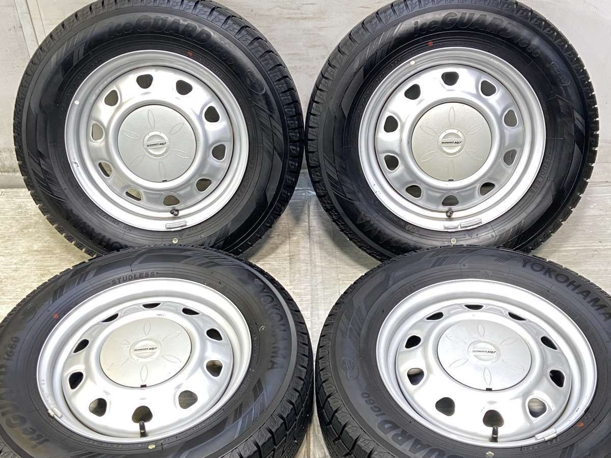 185/70R14 ヨコハマ アイスガード iG60 SCHWARZ V6A 14x5.0 100/114.3