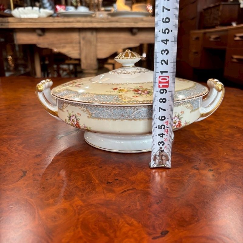 【ヴィンテージ昭和レトロ】【プレミアノリタケ】キャセロール 希少品 オールドノリタケ ビンテージキャセロール NORITAKE CHINA