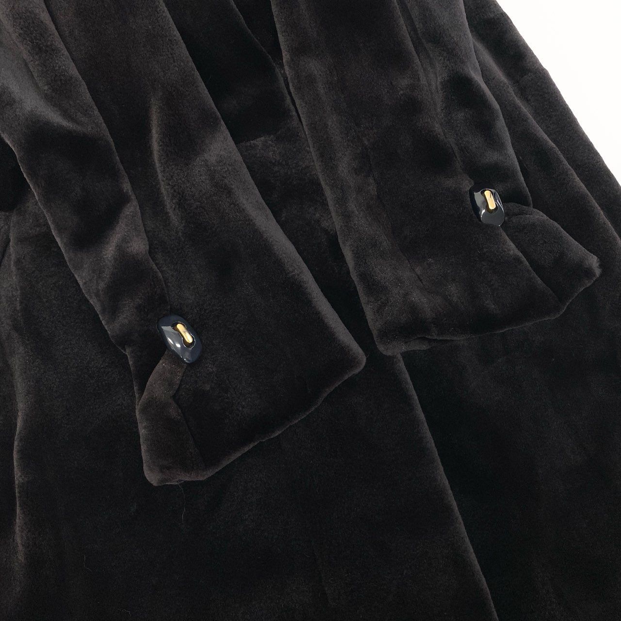 35a15 EMBA エンバ シェアードミンク 超ロングコート 丈約100cm サイズ