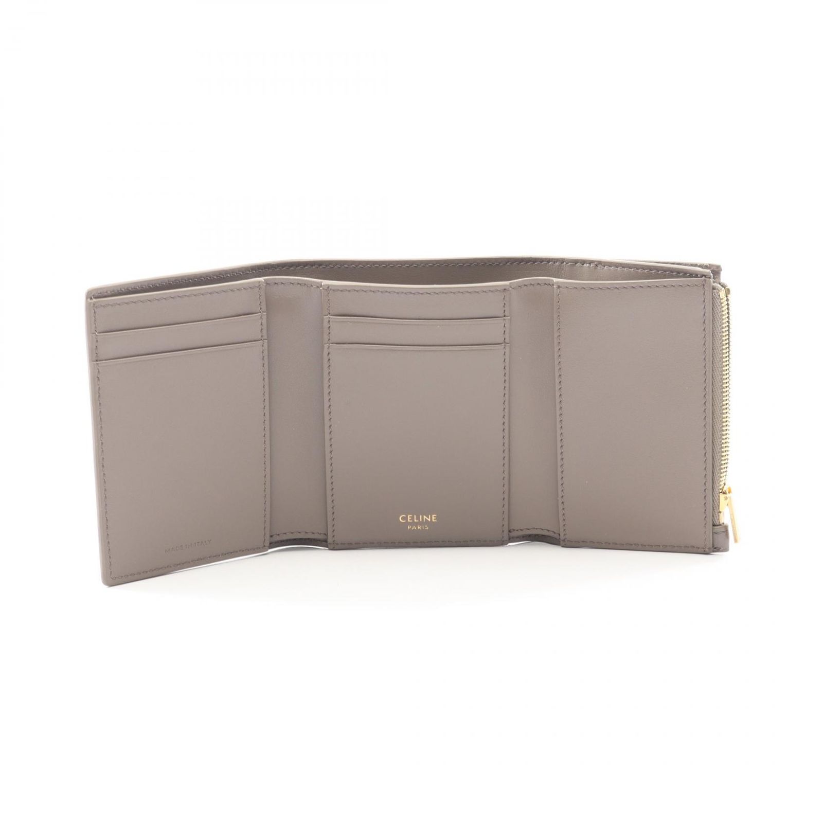 セリーヌ CELINE 三つ折り財布 ファイン ストラップウォレット ニノ