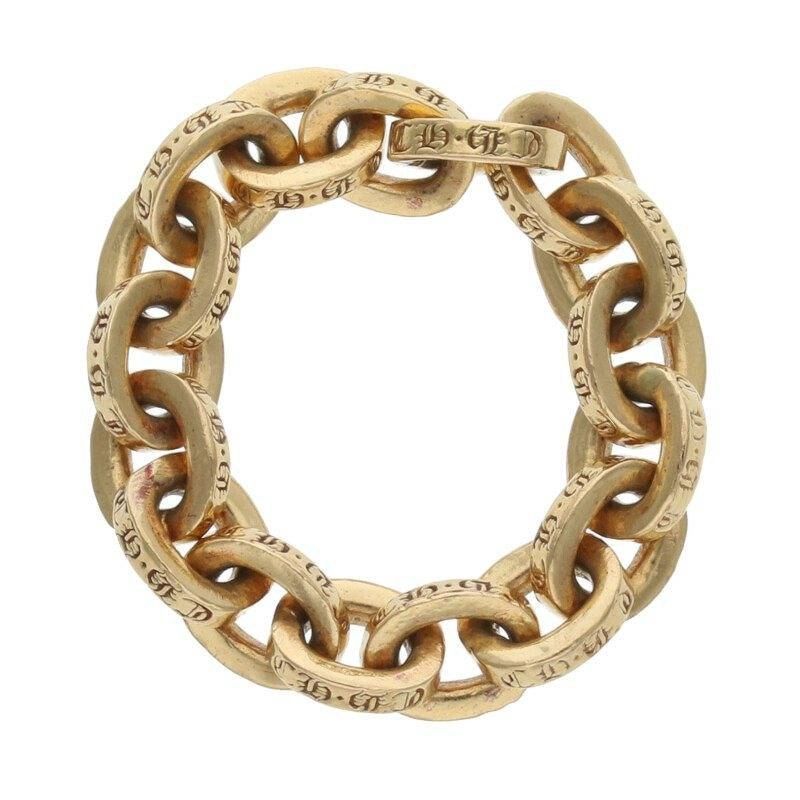 クロムハーツ 22K PAPER CHAIN RING/ペーパーチェーン ゴールドリング