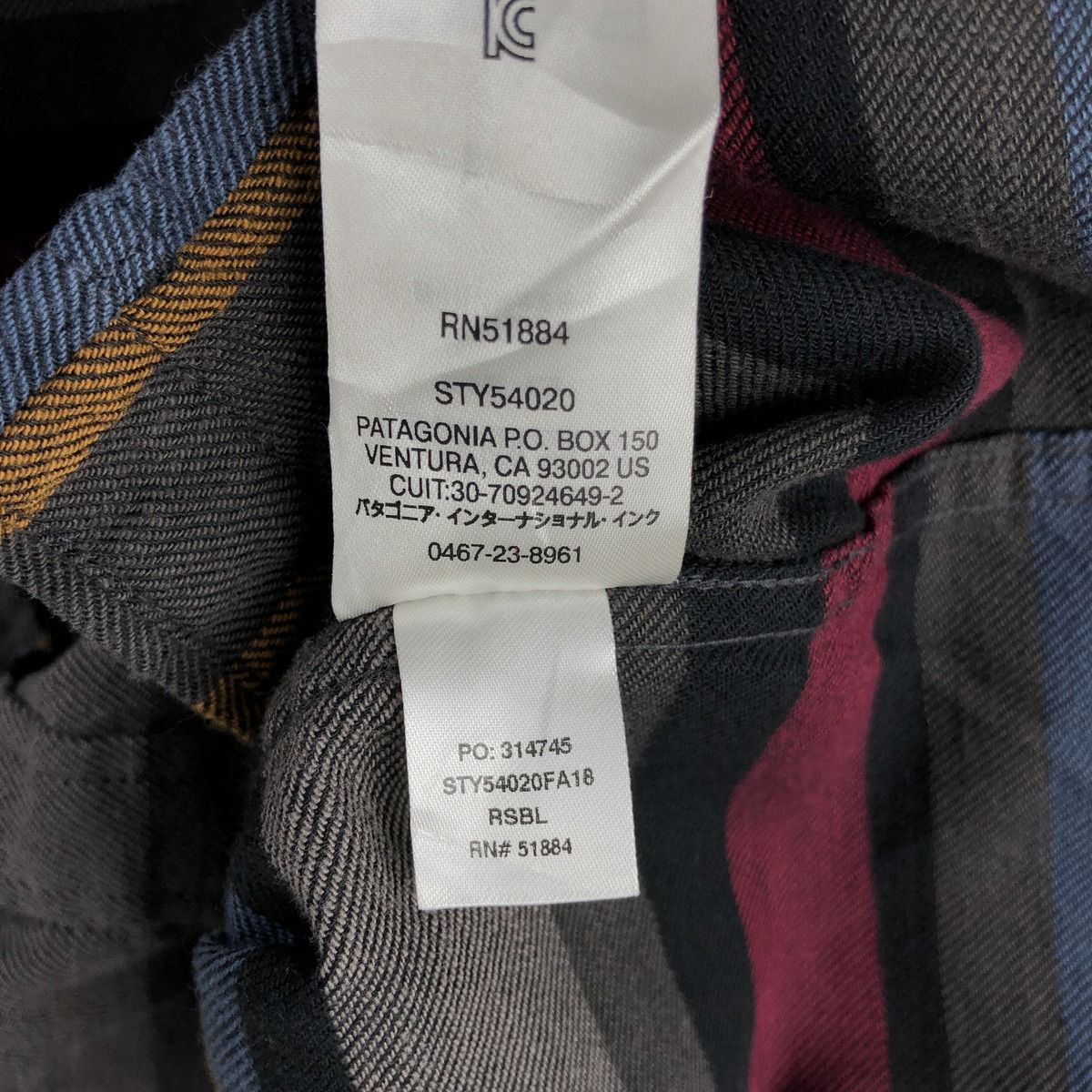 古着 パタゴニア Patagonia ライトウェイト フィヨルド STY54020FA18