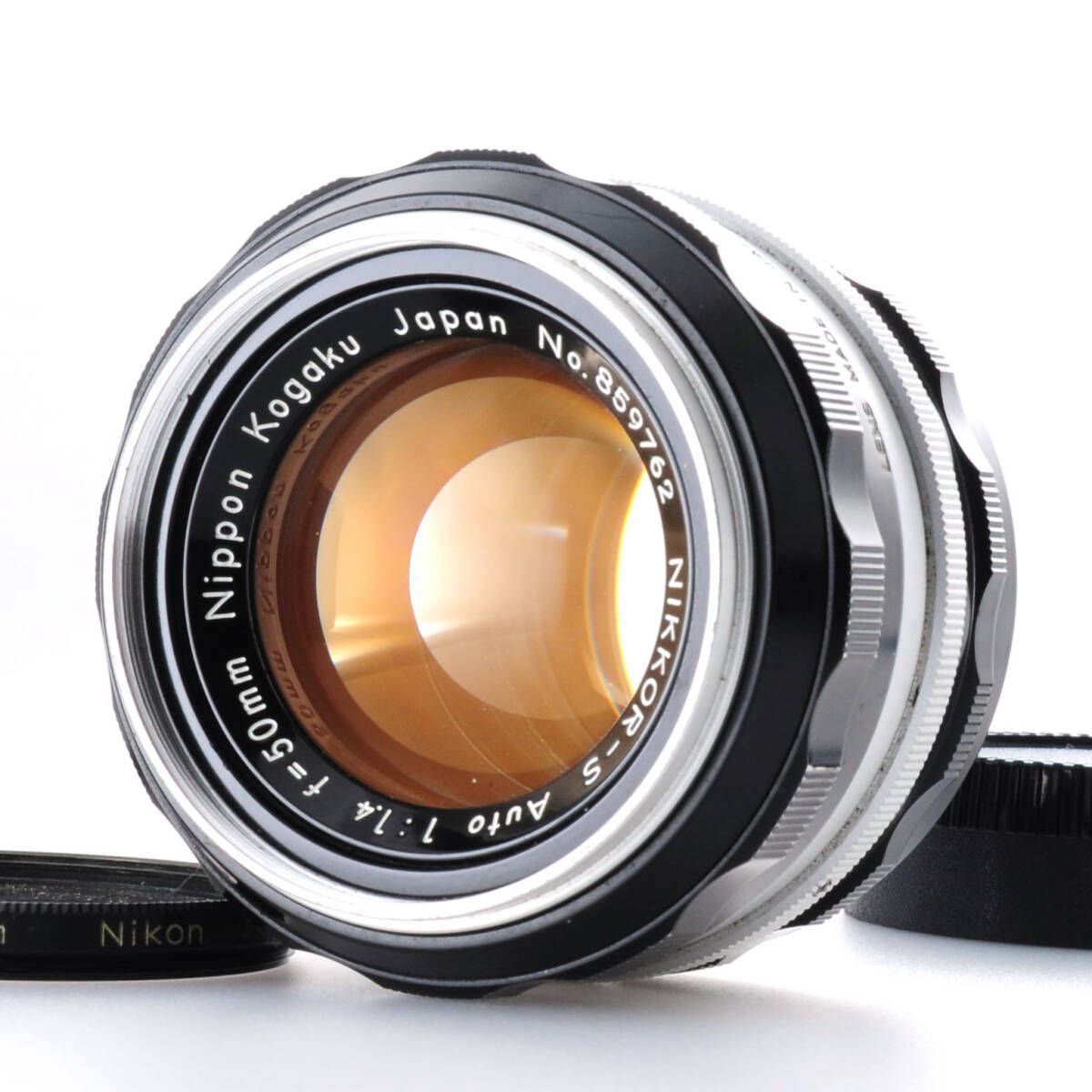 ごく薄っすらとくもりありお値引き価格【ニコン】Nikon NIKKOR-S Auto 50mm F1.4 単焦点レンズ 大口径 動作良好 #R178b