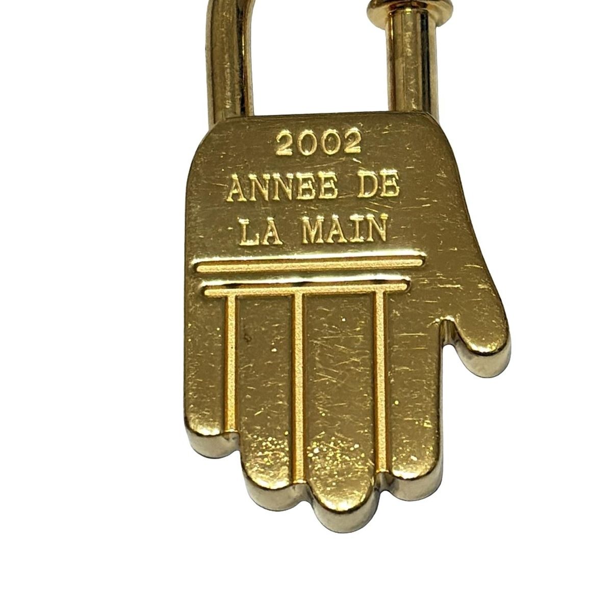 HERMES(エルメス) キーホルダー(チャーム) - ゴールド 2002 ANNEE DE