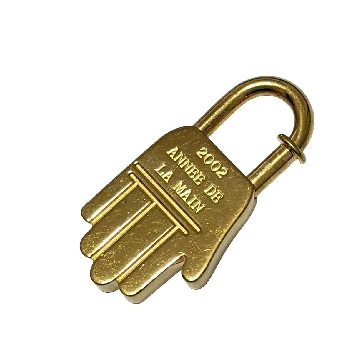 HERMES(エルメス) キーホルダー(チャーム) - ゴールド 2002 ANNEE DE
