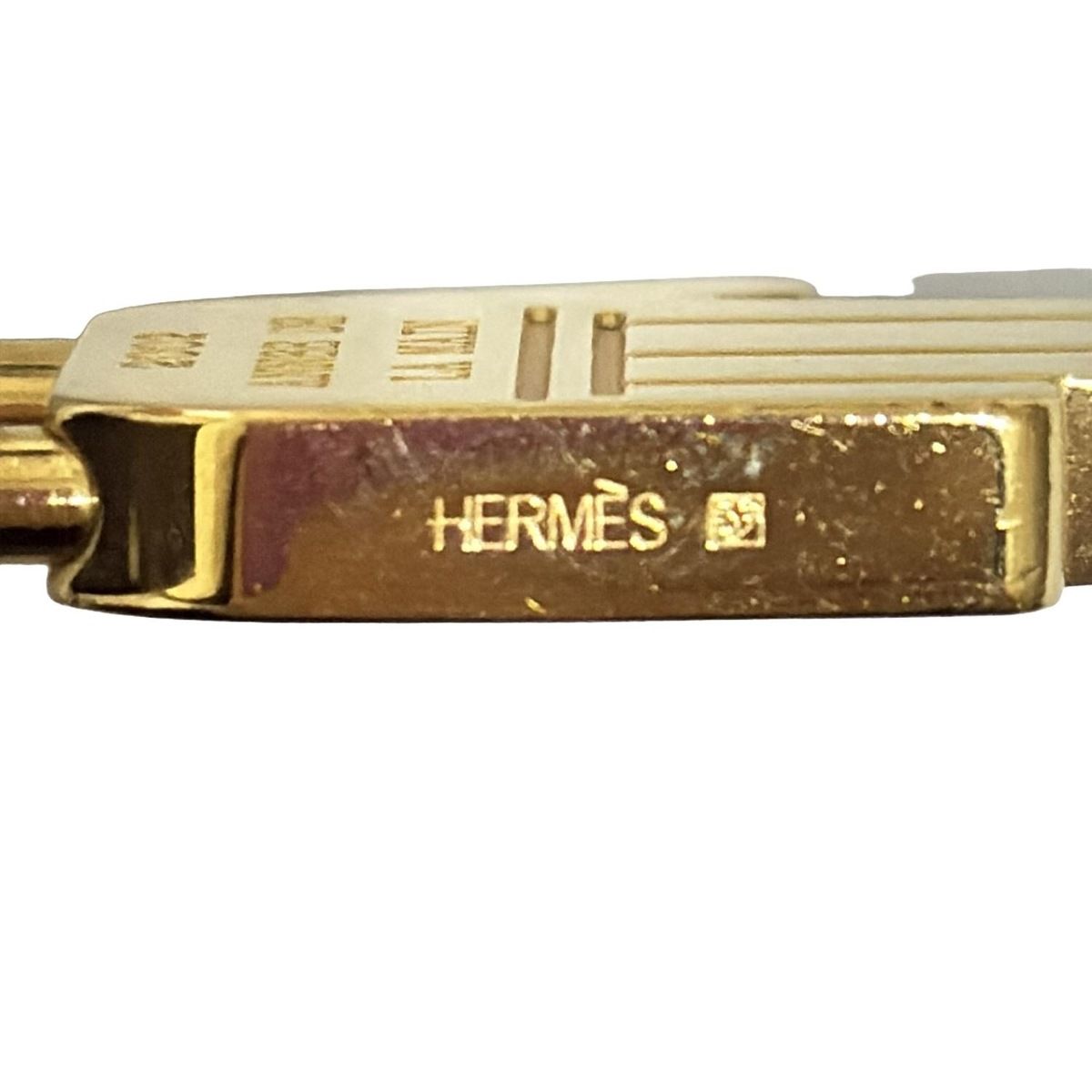 HERMES(エルメス) キーホルダー(チャーム) - ゴールド 2002 ANNEE DE
