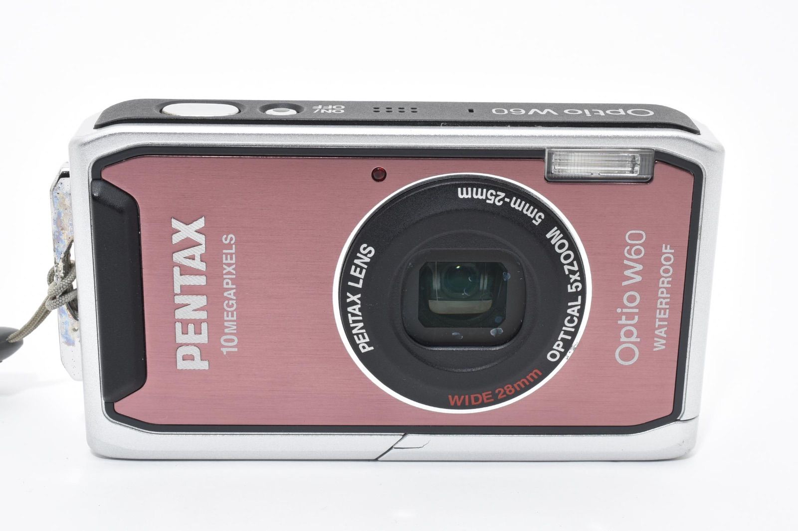 美品】ペンタックス PENTAX Optio W60 ピンク 防水デジタルカメラ