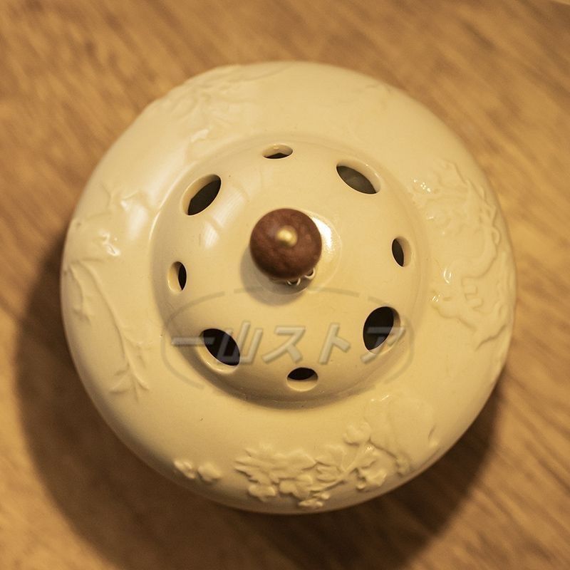 新品・未使用】 喜香篆新品梅蘭竹菊四君子盤香炉家庭用高級禅意薫香炉