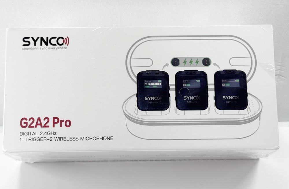 HY)(新品)SYNCO シンコ G2A2Pro ワイヤレスラベリアマイク デュアル