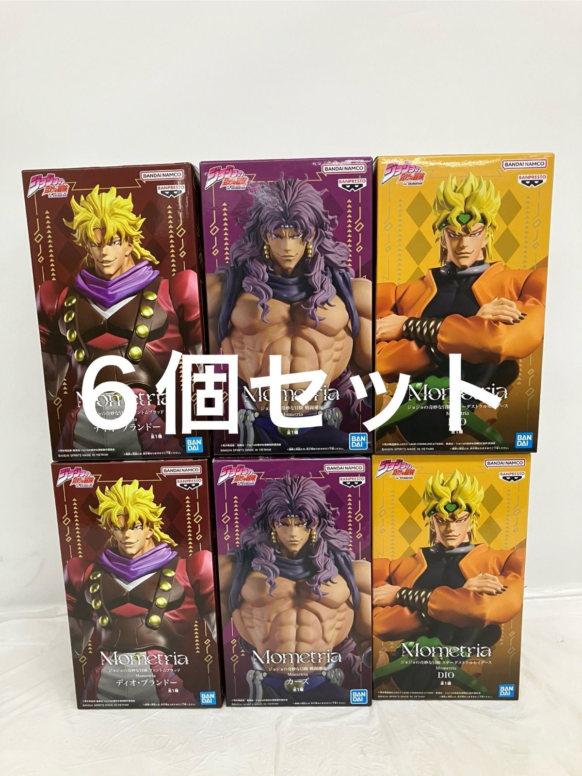 未開封 ジョジョの奇妙な冒険 Mometria フィギュア 3種6種セット