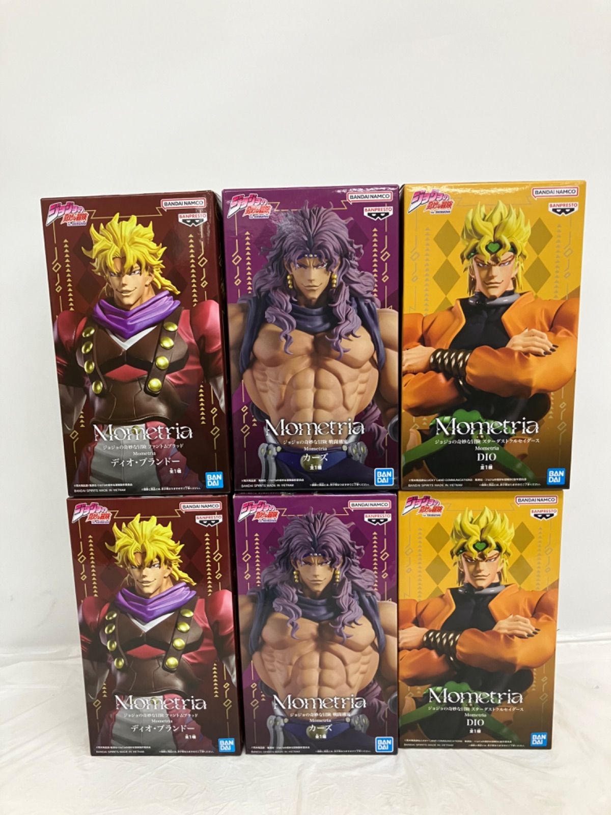 未開封 ジョジョの奇妙な冒険 Mometria フィギュア 3種6種セット
