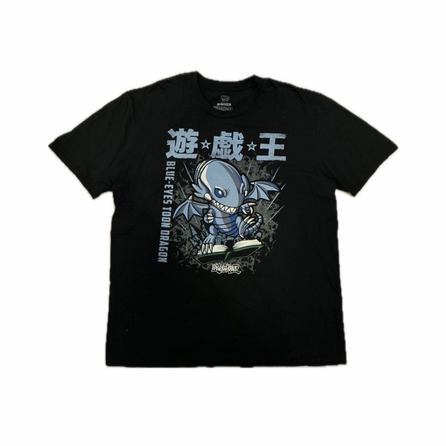 遊戯王 青眼の白龍 ブルーアイズ・トゥーン・ドラゴン Tシャツ【A-597
