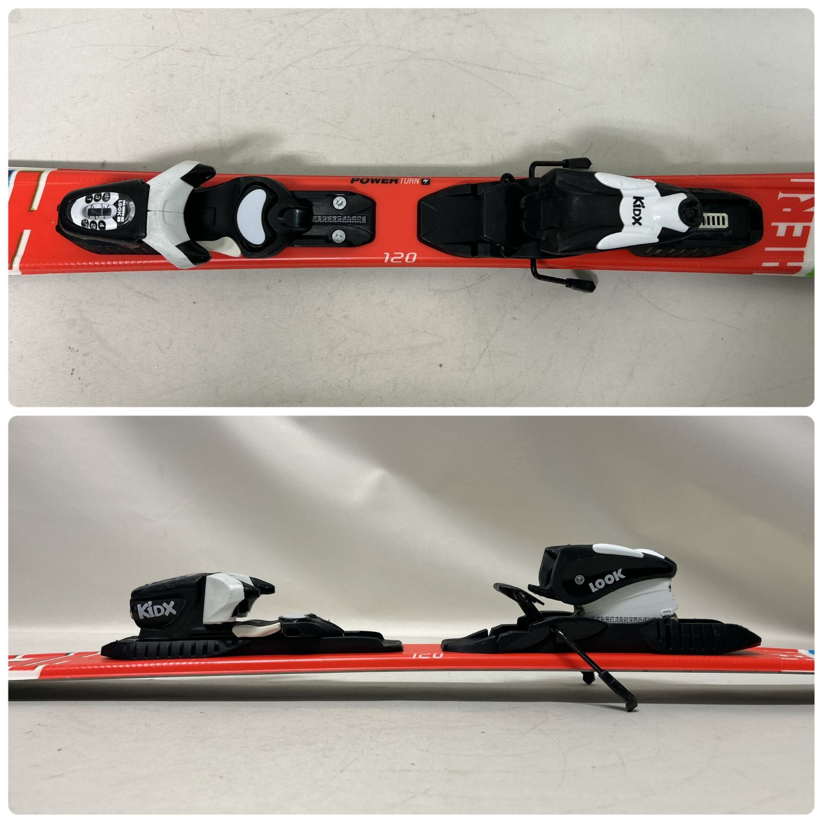 浜館58-219] ROSSIGNOL ロシニョール HERO ジュニア スキー 子ども用 