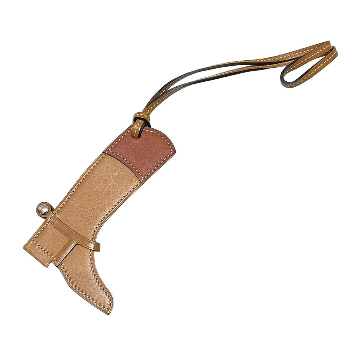 HERMES ブーツ型キーホルダー HERMES(エルメス) キーホルダー(チャーム)美品 - ブラウン ブーツ