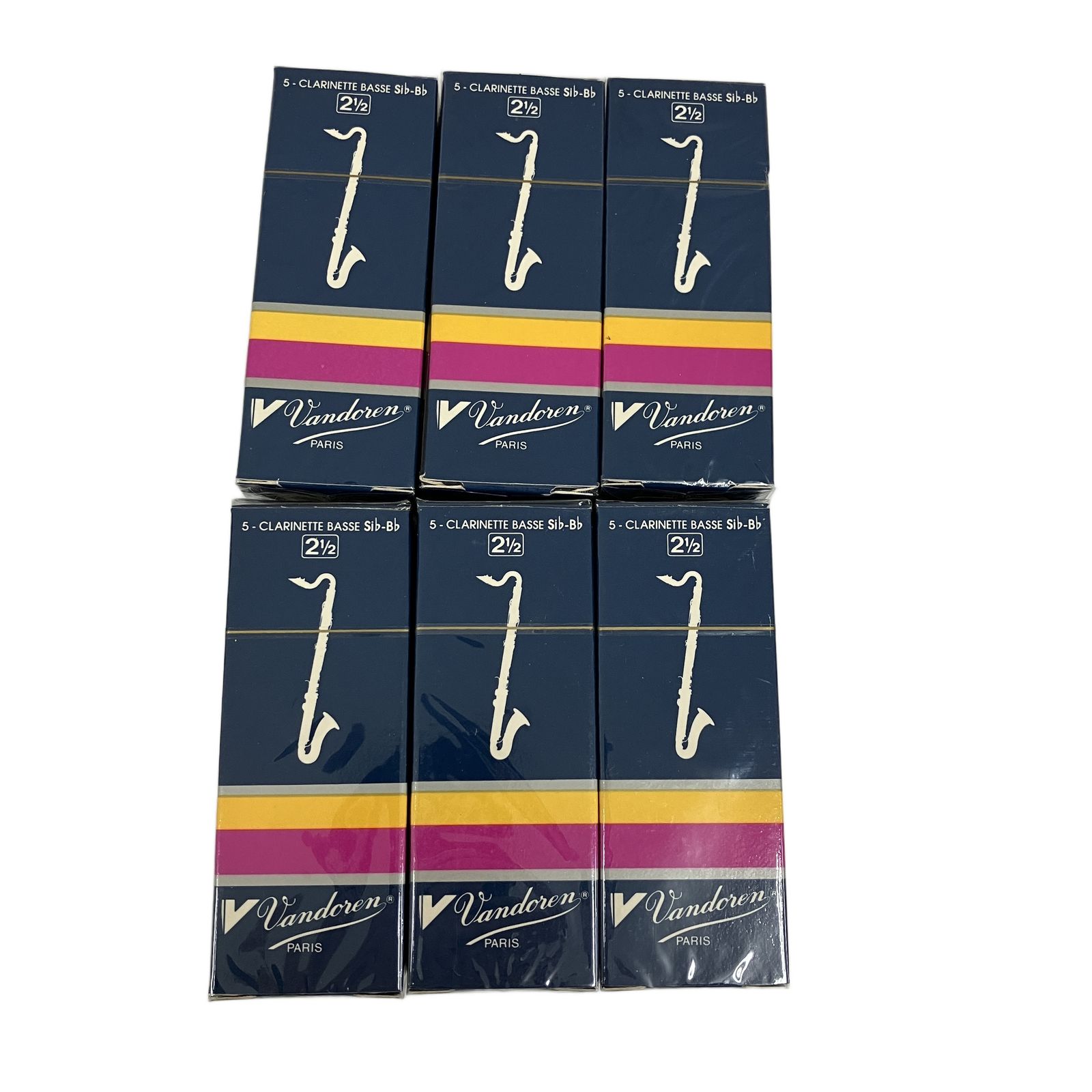 VANDOREN バンドレン CR1225 バスクラリネット リード 6箱おまとめ Sib