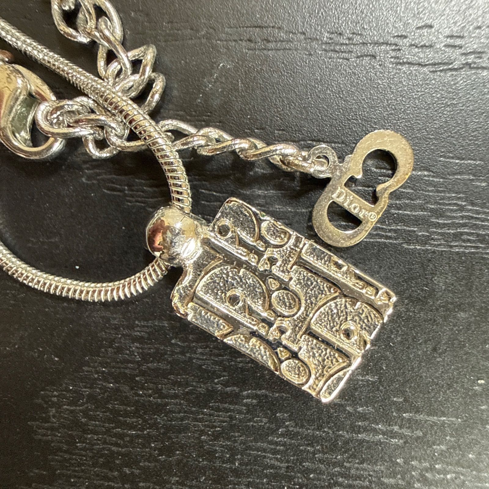 Christian Dior クリスチャンディオール ラインストーン付きトロッター