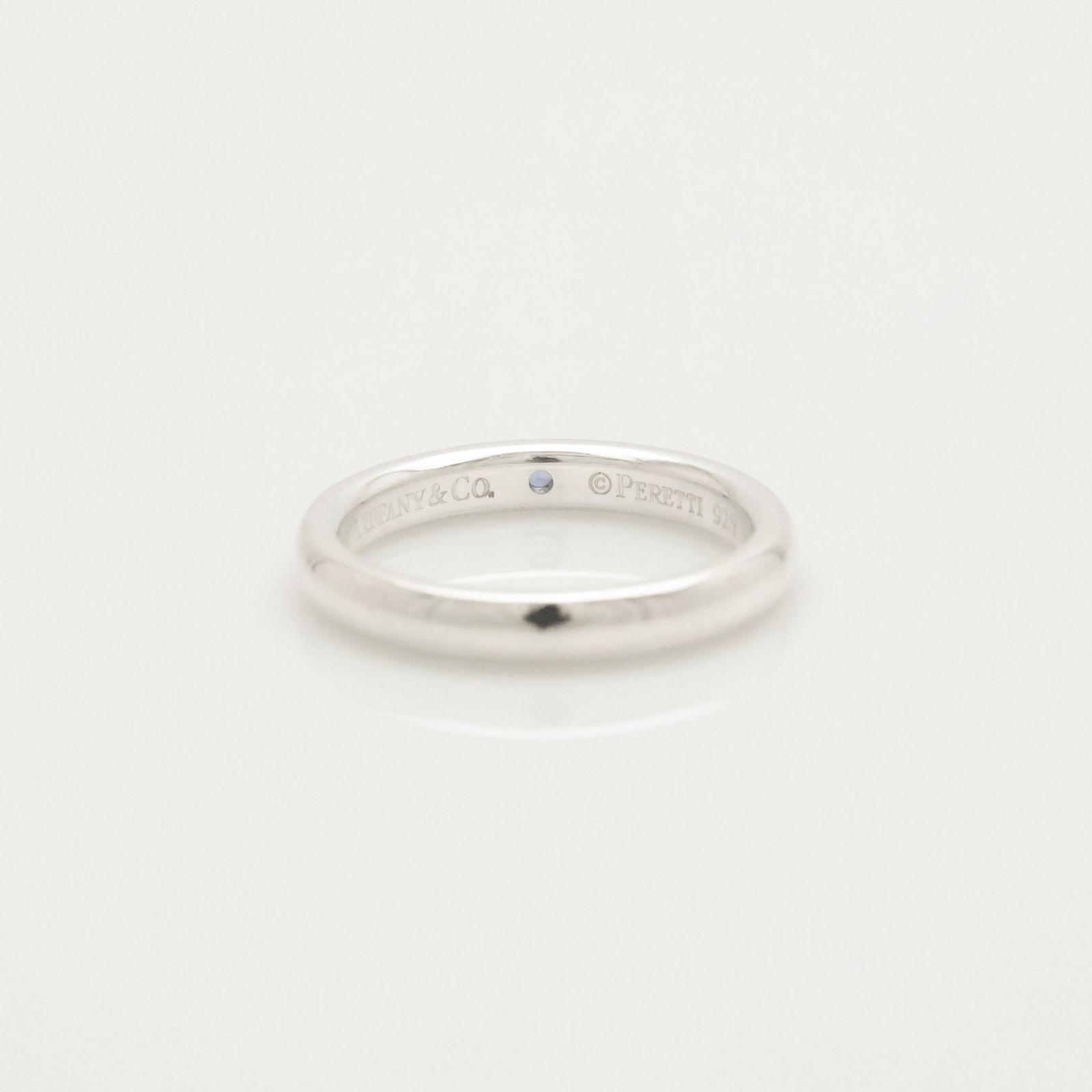 美品】ティファニー TIFFANY＆Co. スタッキング バンド 1P サファイア