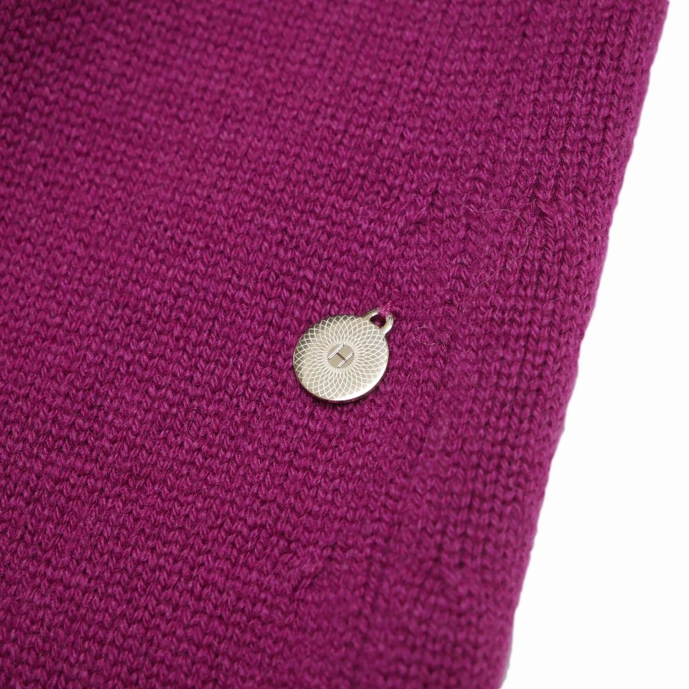 □美品□HERMES エルメス ワンピース サイズ34 総カシミヤ 半袖ニット