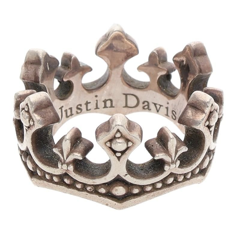 ジャスティンデイビス PALACE CROWN SRJ125 シルバーリング メンズ 13