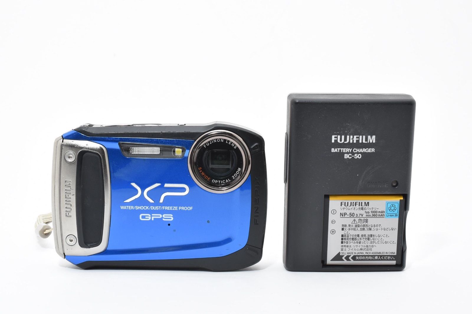 美品】フジフィルム FUJIFILM FinePix XP150 ブルー - メルカリ