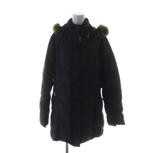 バルマン BALMAIN ダウンコート ミドル 長袖 フォックスファー フード