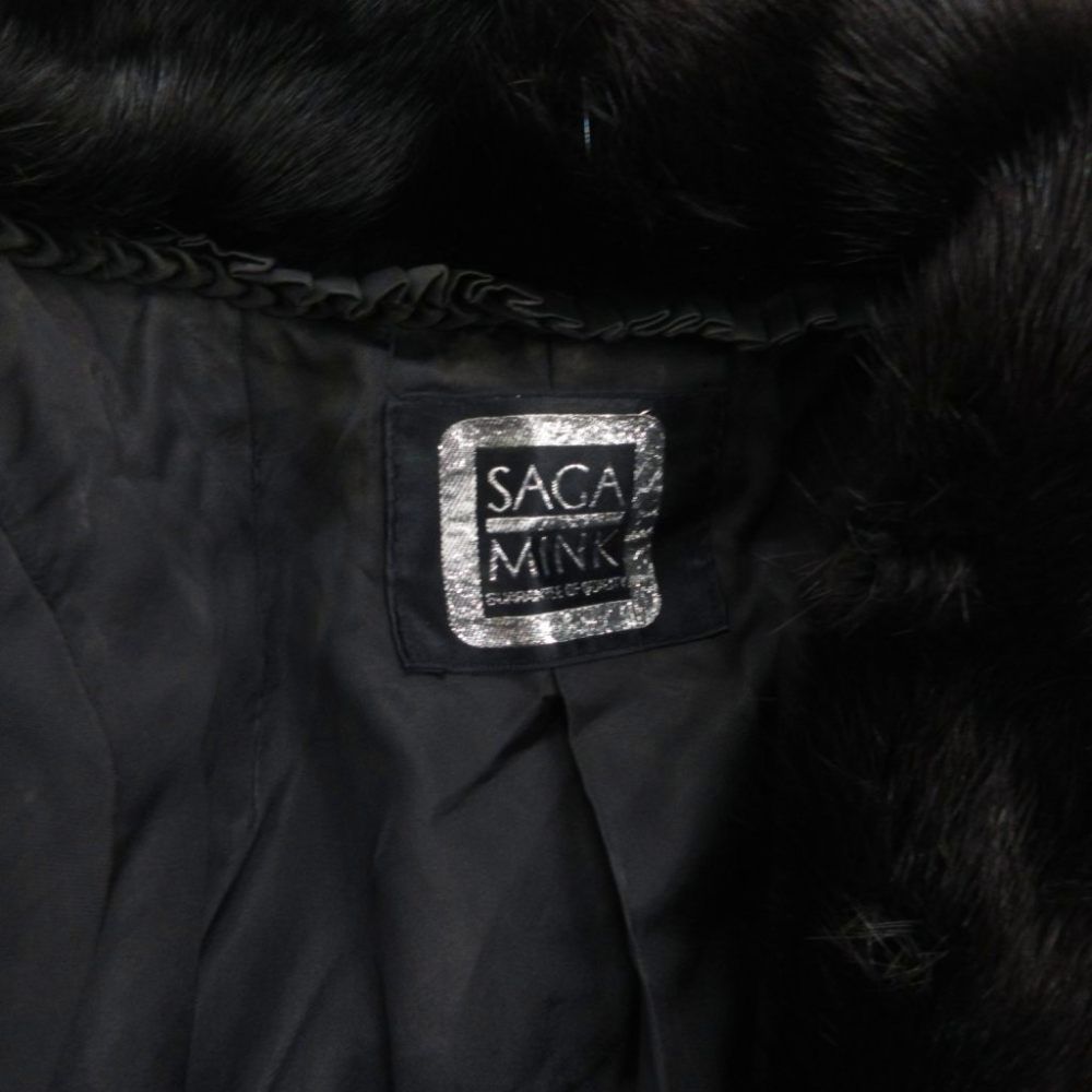 サガミンク SAGA MINK 銀サガ ファーコート 毛皮 ミンク ミドル丈