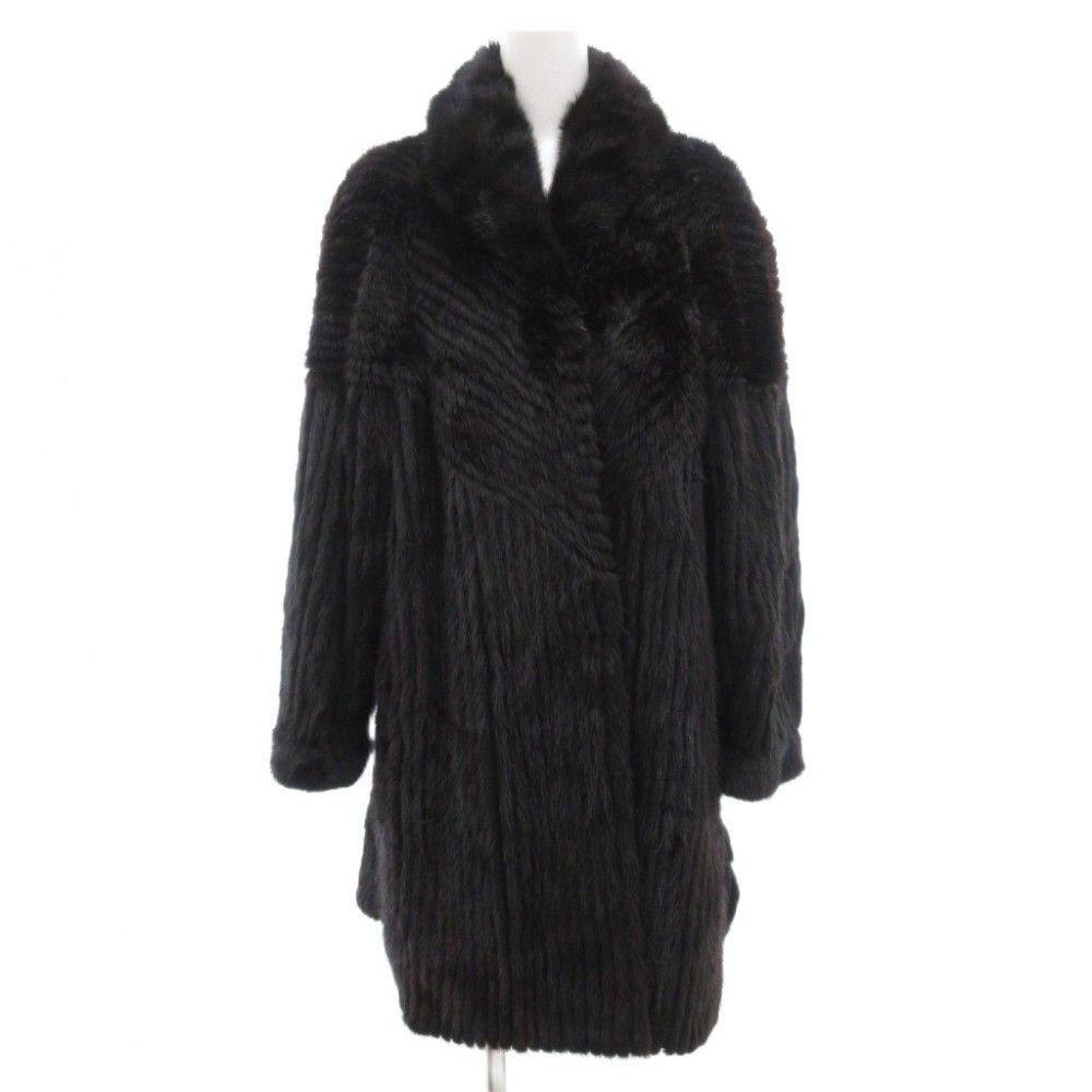 サガミンク SAGA MINK 銀サガ ファーコート 毛皮 ミンク ミドル丈