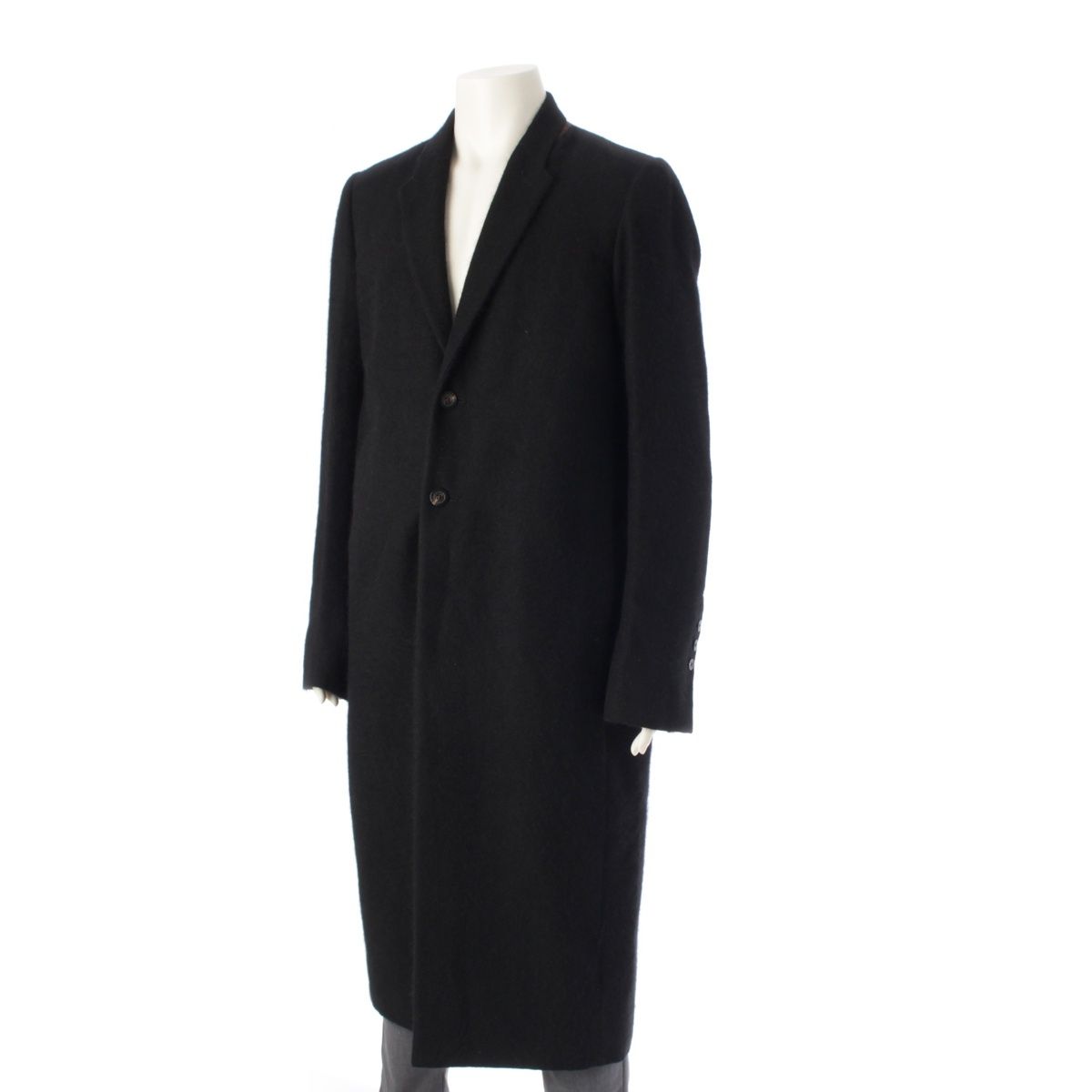 リックオウエンス 17AW モヘア 2B ロング チェスター コート アウター