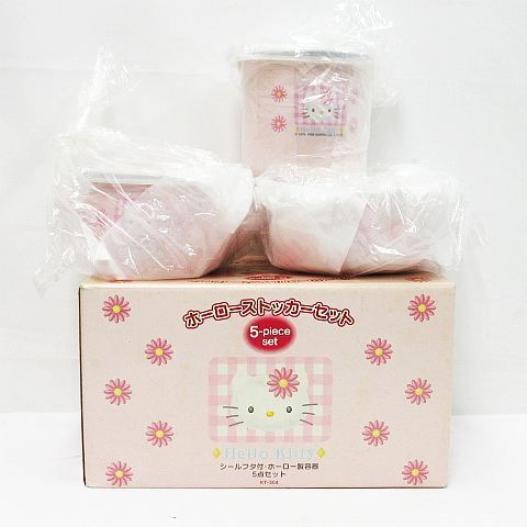 希少 レア 当時物 美品 保管品 Hello Kitty ハローキティ ホーロー