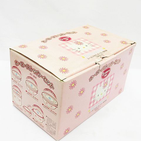 レア新品未使用HELLO KITTY 調味料入れストッカーセット 2004年製 希少 レア 当時物 未開封 Hello Kitty ハローキティ ホーロー