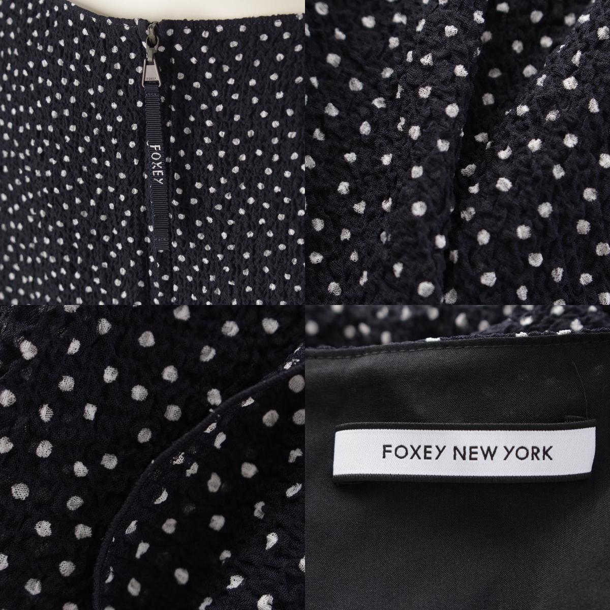 フォクシー ニューヨーク ナンタケットドレス ノースリーブ ワンピース  