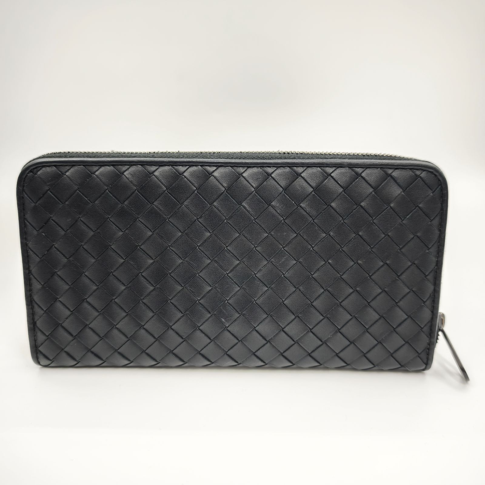 中古】BOTTEGA VENETA 510643 V47W1 1275 イントレチャート 長財布 黒 