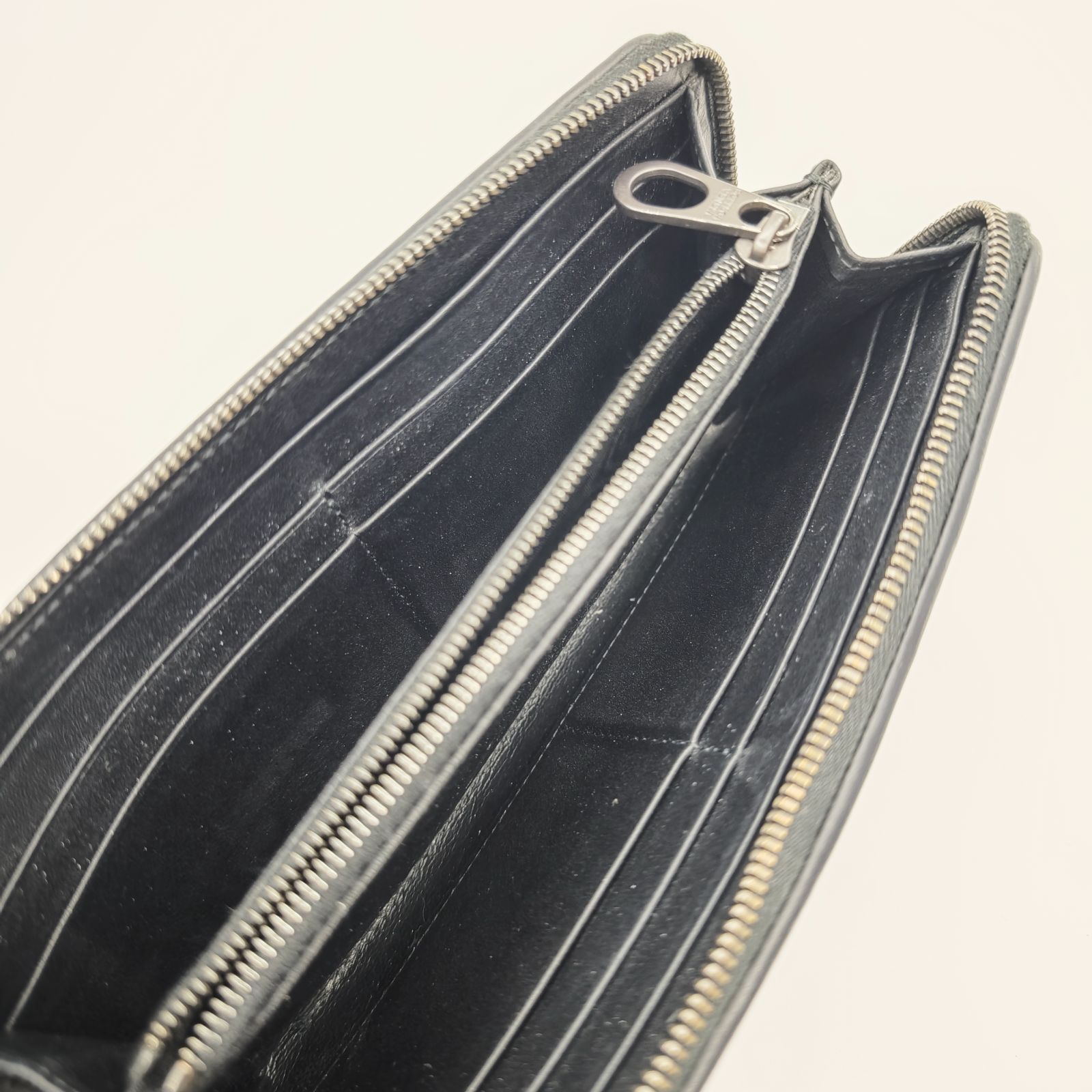 中古】BOTTEGA VENETA 510643 V47W1 1275 イントレチャート 長財布 黒 