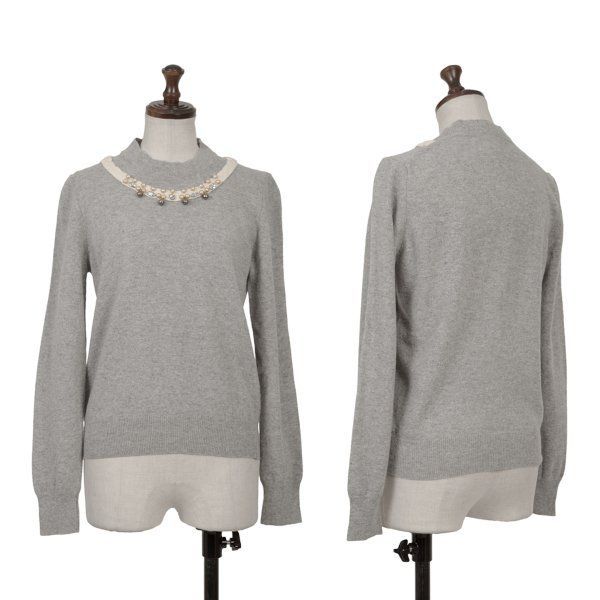 COMME des GARCONS コムコム グレー セーター ニット コムコム コムデギャルソンCOMME des GARCONS Jewelry by Ligia Dias