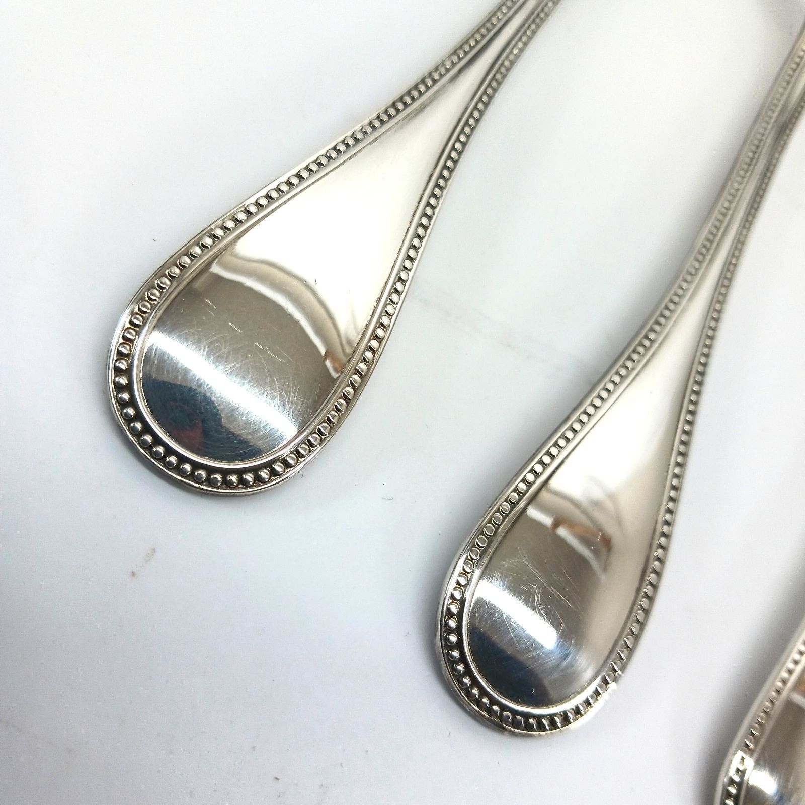 CHRISTOFLE クリストフル Perles パール ケーキフォーク 3点セット