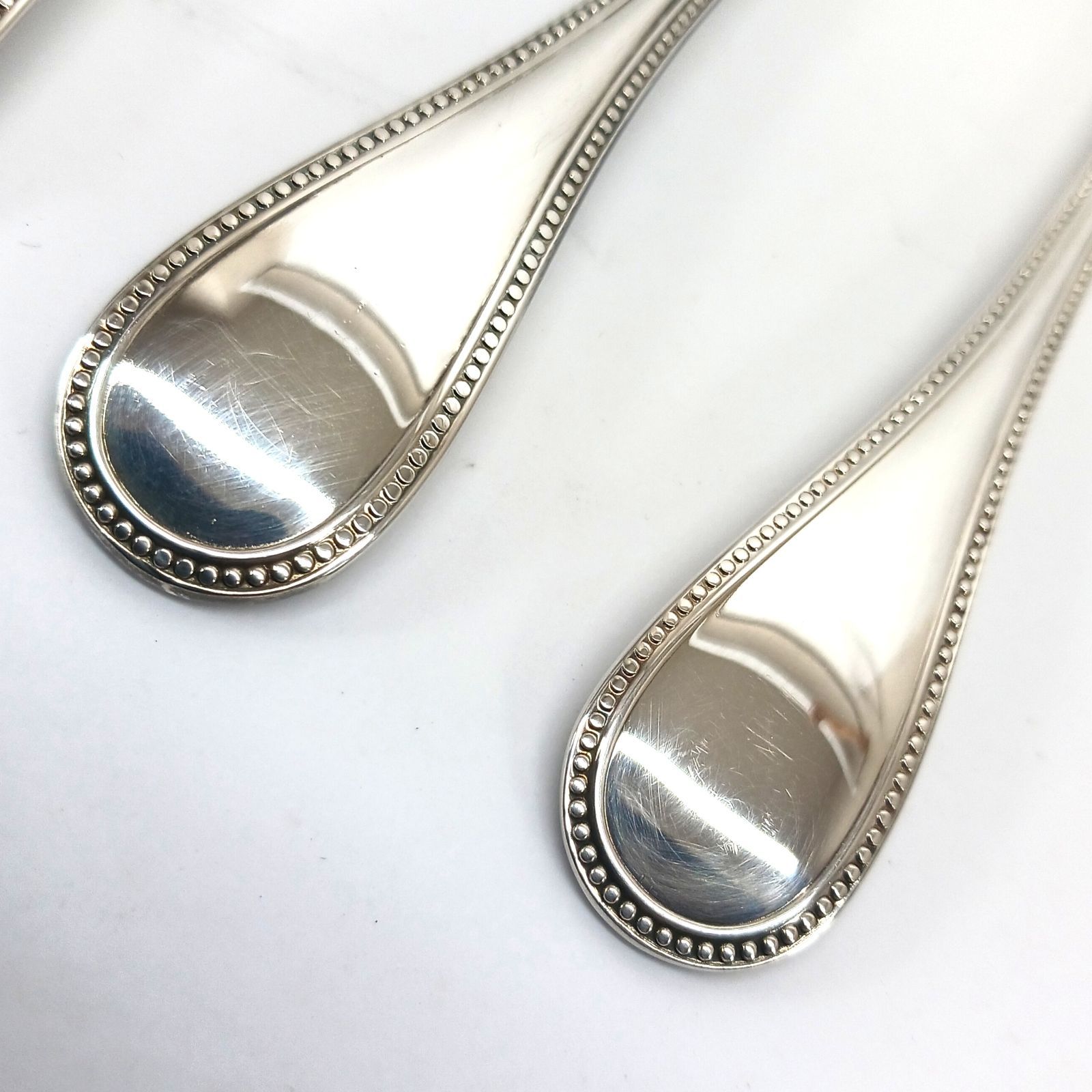 CHRISTOFLE クリストフル Perles パール ケーキフォーク 3点セット