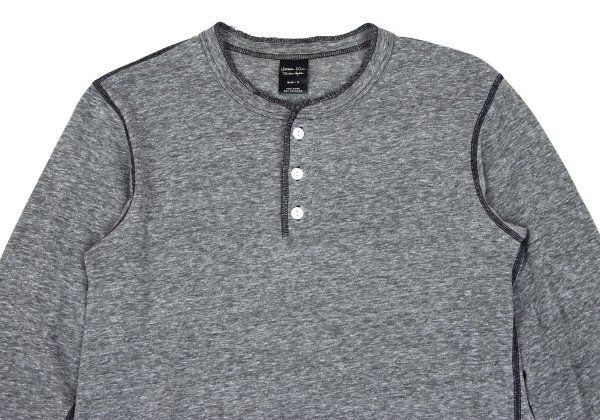 ナンバーナイン 05AW ヘンリーネック 長袖シャツ 美品 サイズ2 ナンバーナイン NUMBER(N)INE ヘンリーネック長袖カットソー グレー2