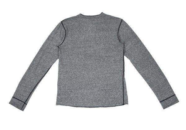 ナンバーナイン NUMBER(N)INE ヘンリーネック長袖カットソー グレー2