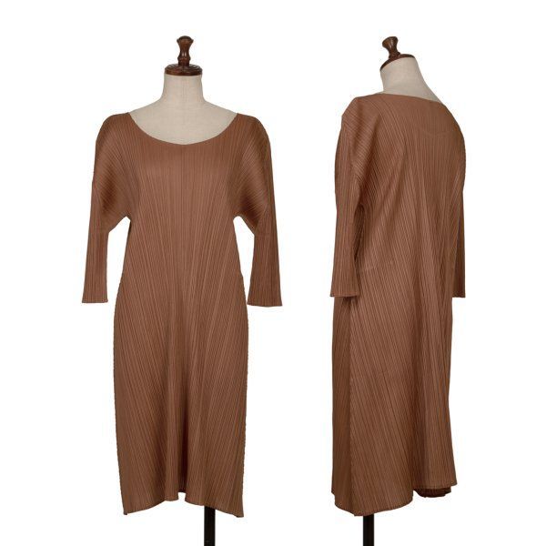 PLEATS PLEASE. カラフルチュニック 五分袖 サイズ3 PLEATS PLEASE