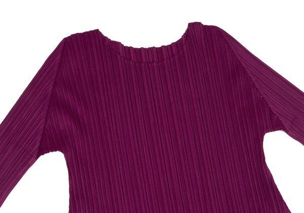 プリーツプリーズPLEATS PLEASE プリーツフレアチュニック ピンク3