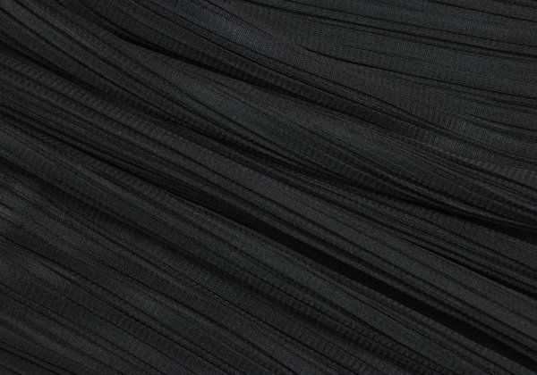 プリーツプリーズPLEATS PLEASE プリーツ七分袖チュニック 黒3 - メルカリ