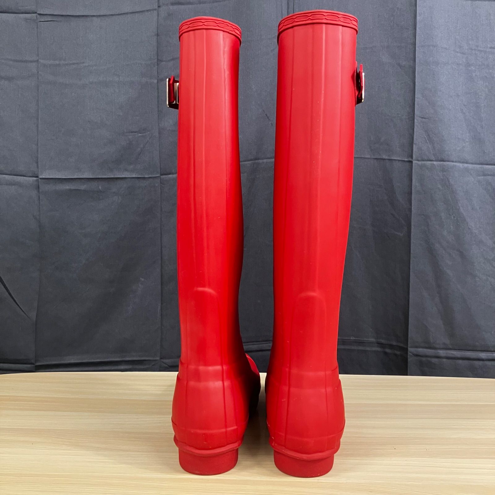 値下げ交渉可能】HUNTER ハンター 長靴 レインブーツ バックル付き