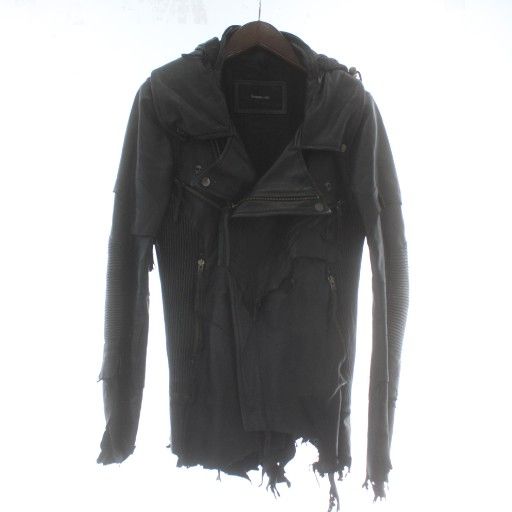 ヤスユキイシイ Yasuyuki Ishii ライダース ジャケット ダブル 革