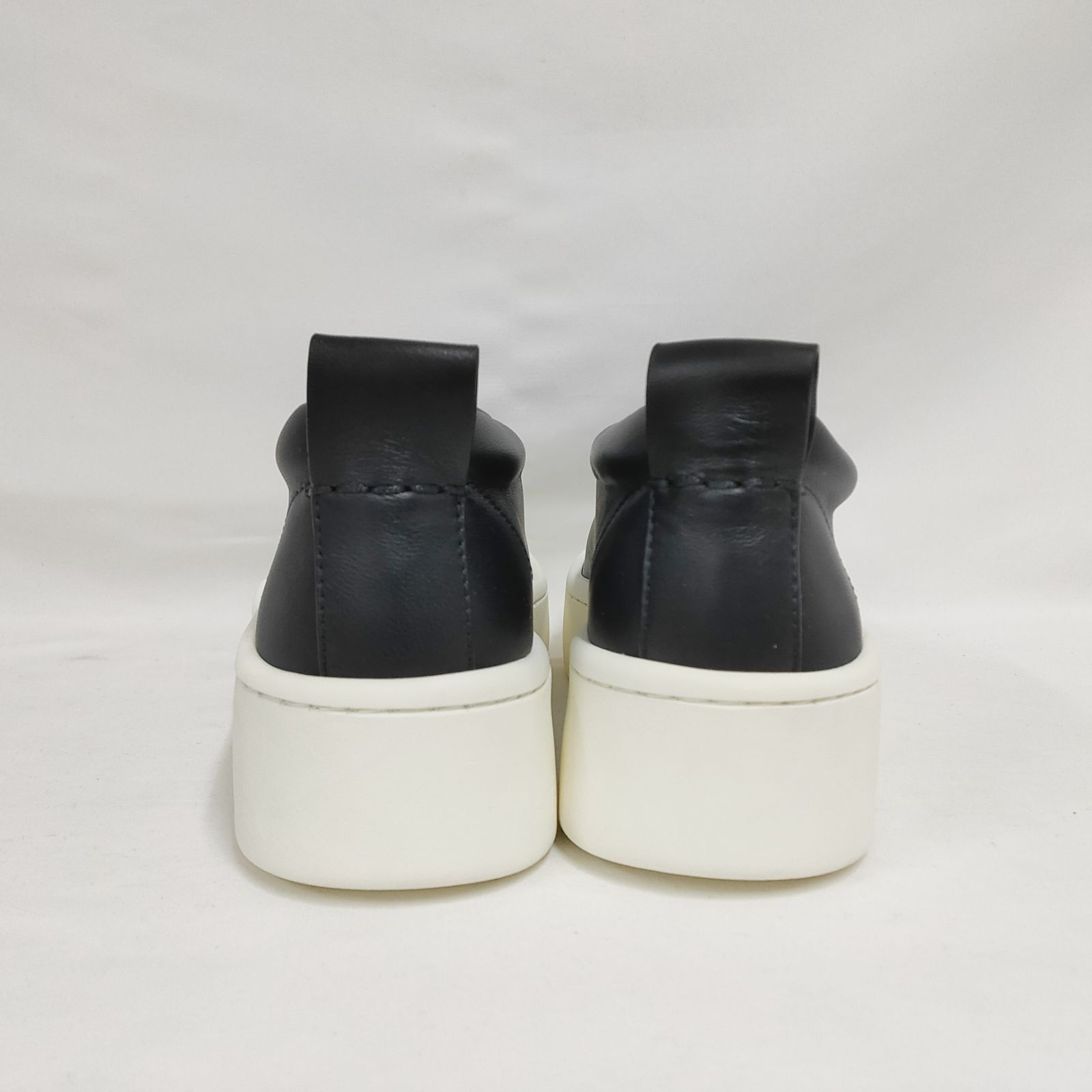 新品 未使用 ジルサンダー レザースリッポンスニーカー ブラック 24cm