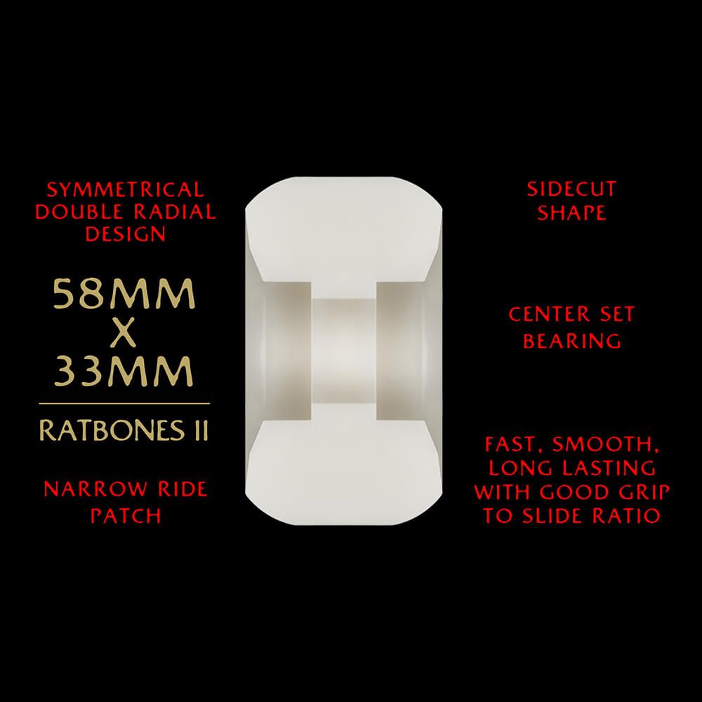 スケートボード Powell Peralta Rat Bones II 58mm 93A POWELL PERALTA